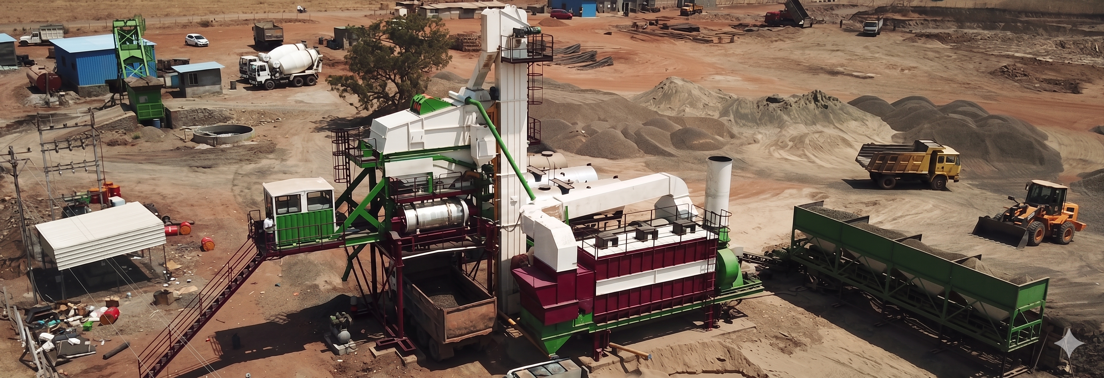 Portable Hot Asphalt Plant